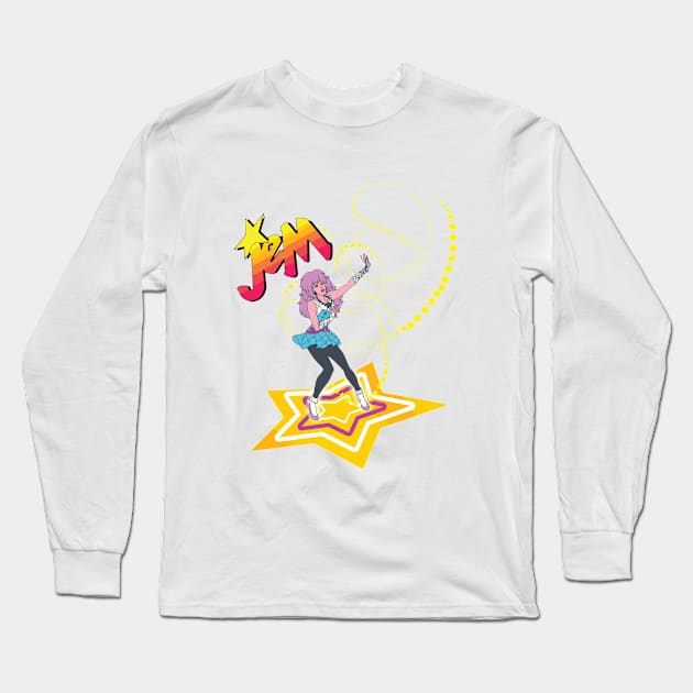 jem and the holograms Long Sleeve T-Shirt by Naive Rider